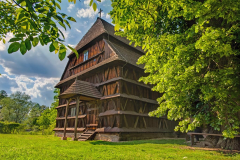 Hronsek wooden church, UNESCO