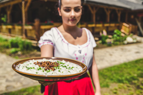 Slovak traditional food - Bryndzové halušky