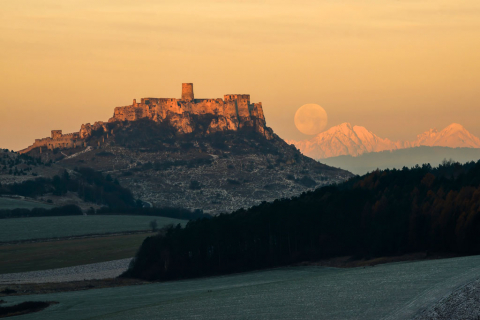 Majestic Spiš castle in Slovakia, UNESCO